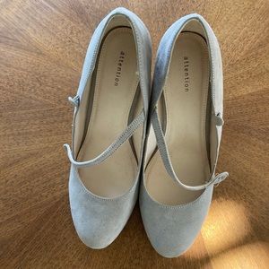 Attention MaryJane Chunky High Heels Shoes